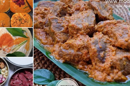 Resep Rendang Daging Istimewa. Resep Satu Ini Enak Banget! Beda dengan Kebanyakan Resep Rendang Lainnya