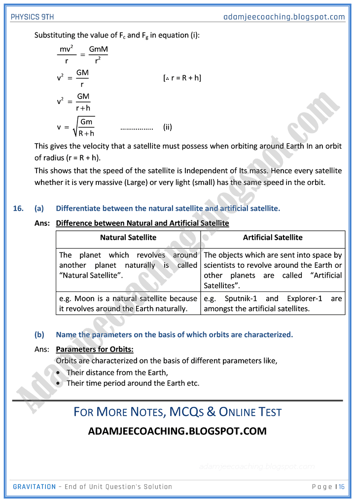 gravitation-solved-book-exercise-physics-9th