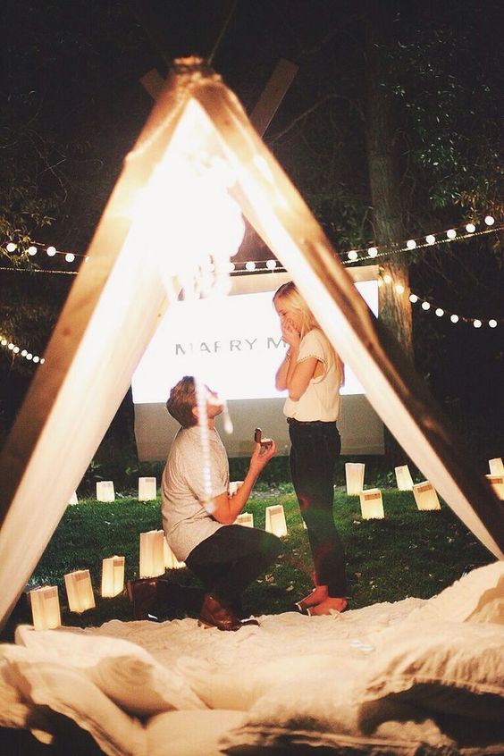 Romantic Propose in The Tent-1