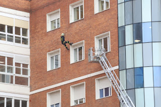 Simulacro de rescate de los bomberos en Cruces