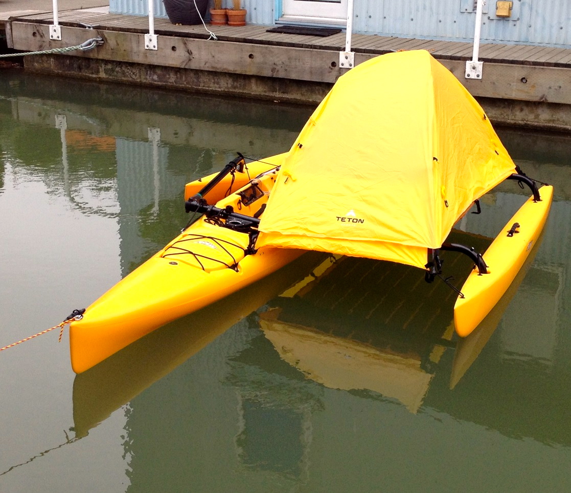 Western Canoeing and Kayaking: Hobie Adventure Island Tent Mod