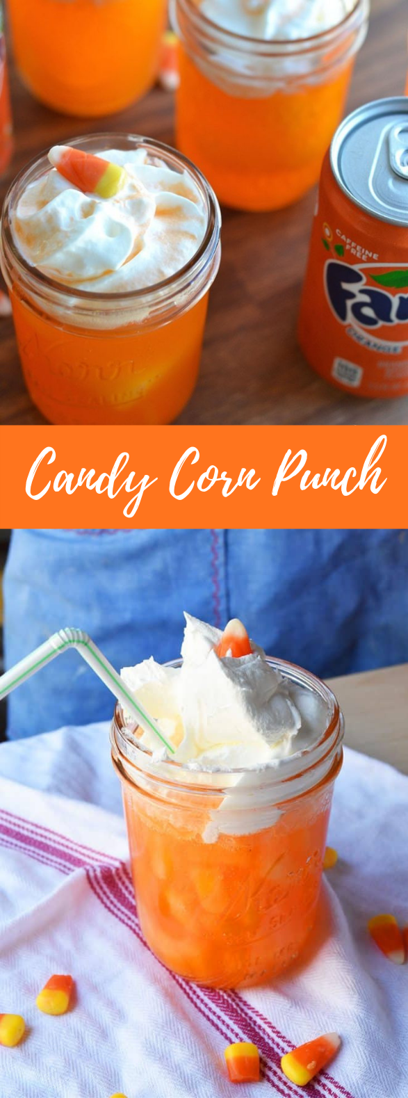 CANDY CORN PUNCH #Drink #Halloween