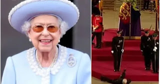 Guard collapses during Queen Elizabeth II’s lying in state (Video)