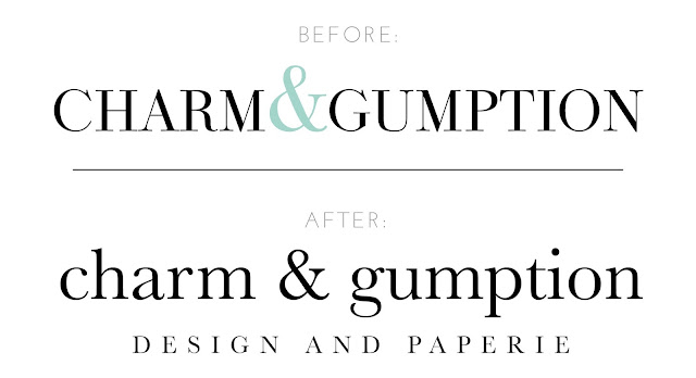 CHARM & GUMPTION LOGO TWEAK