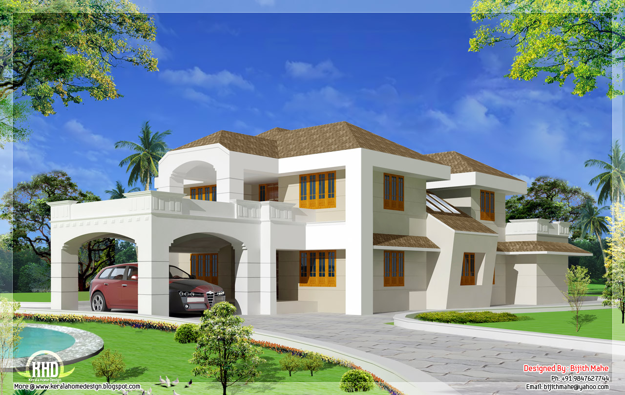 5500 sq feet super luxury Indian house design Kerala 