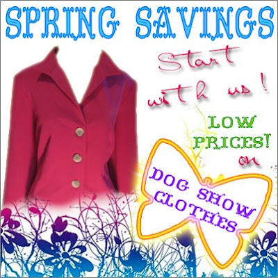 Designer  Clothes on Save On Designer Clothes For Dog Shows Newly Added Dog Show Clothing