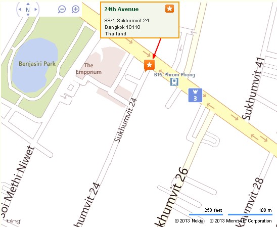 24th Avenue Bangkok Location Map,Location Map of 24th Avenue Bangkok,24th Avenue Bangkok accommodation destinations attractions hotels restaurants bars map photos pictures