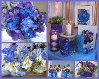turquoise and purple wedding ideas