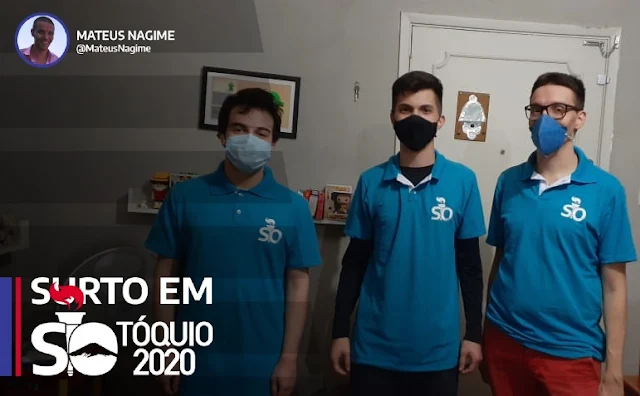 Nathan Raileanu, Wesley Felix, Mateus Nagime Surto Olímpico