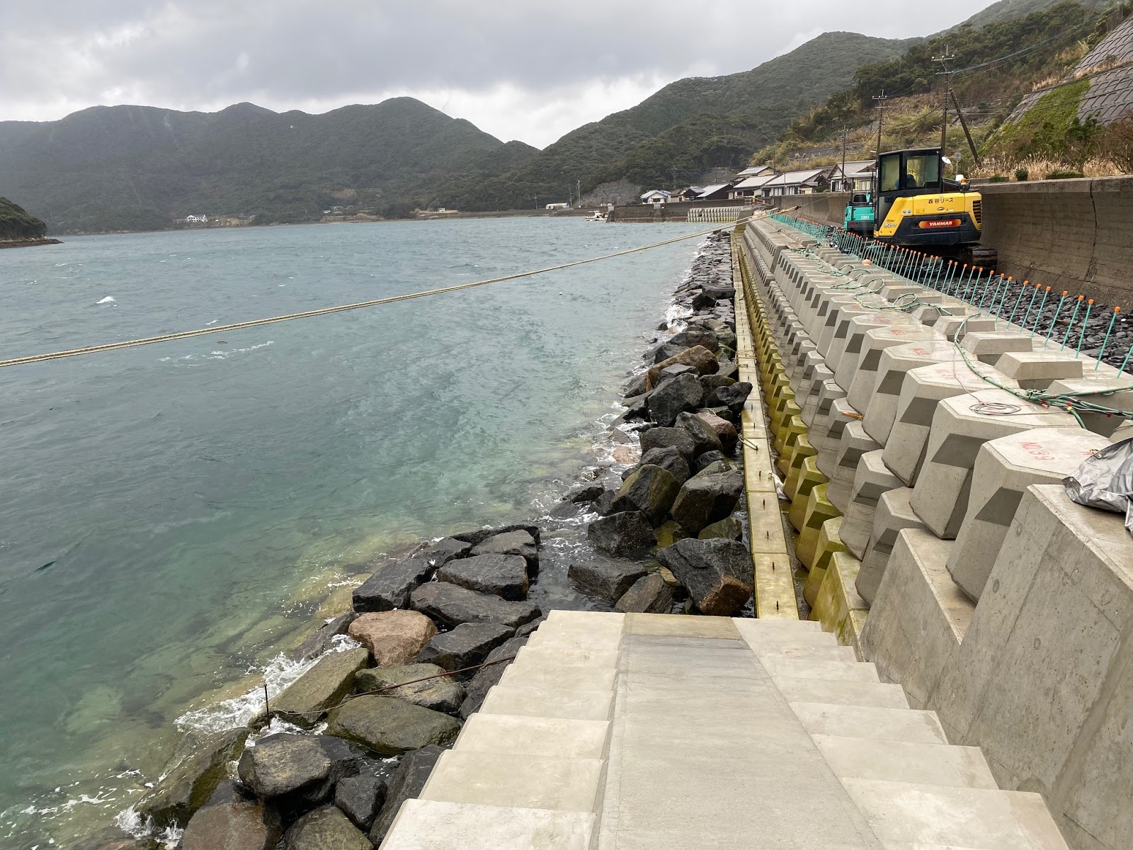 玉ノ浦港海岸保全工事 1工区