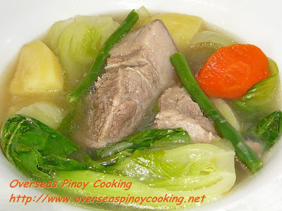 Nilagang Baboy with Bokchoy