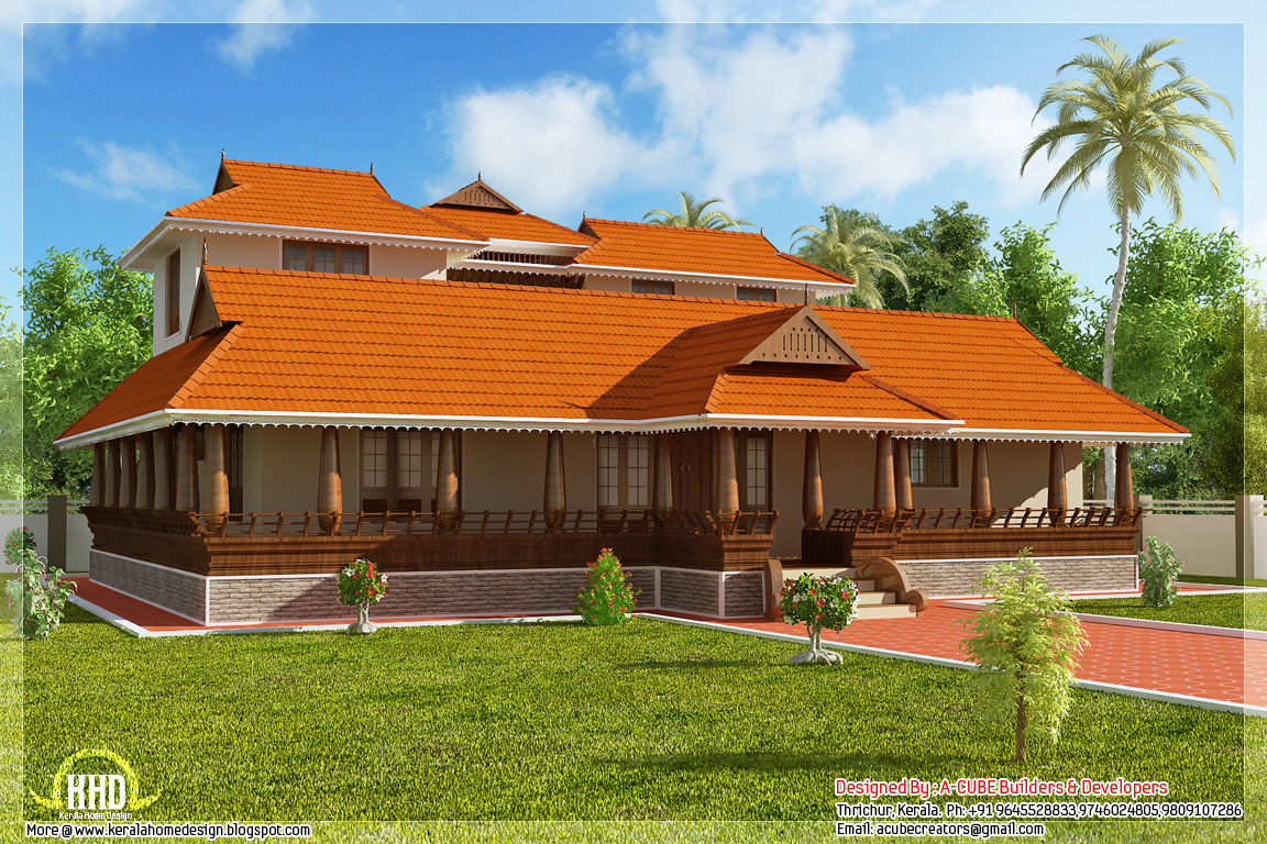 2231 sq feet Kerala illam model  traditional house  home  