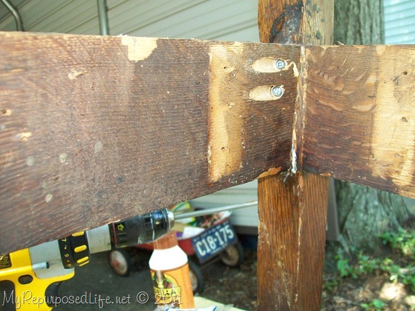 how to repair broken furniture - My Repurposed Life®