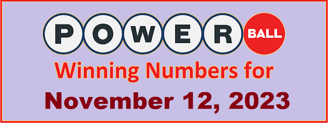PowerBall Winning Numbers for Monday, November 13, 2023