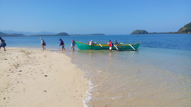 white sand beach at Crocodile Island, Sta. Ana Cagayan