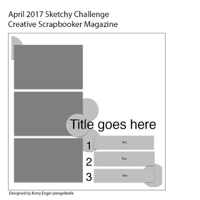 @csmscrapbooker @kdgowdy #creativescrapbookermagazine #sketch #sketchychallenge