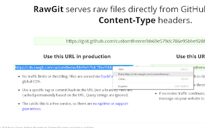 Cara Hosting File di Rawgit untuk Blogspot
