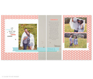 Zoe Scrapbook Layout