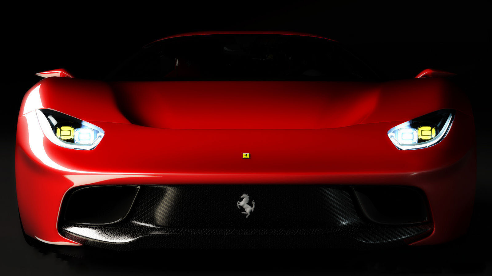 auto 2014 Ferrari GTE Concept Virtual por Angelo Granata