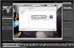 Animoto plus Lightroom