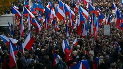 Massive Protest By Czechs Targets Russia Sanctions, High Prices