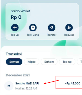 Cara Tarik Uang dari aplikasi Nano Vest langsung cair