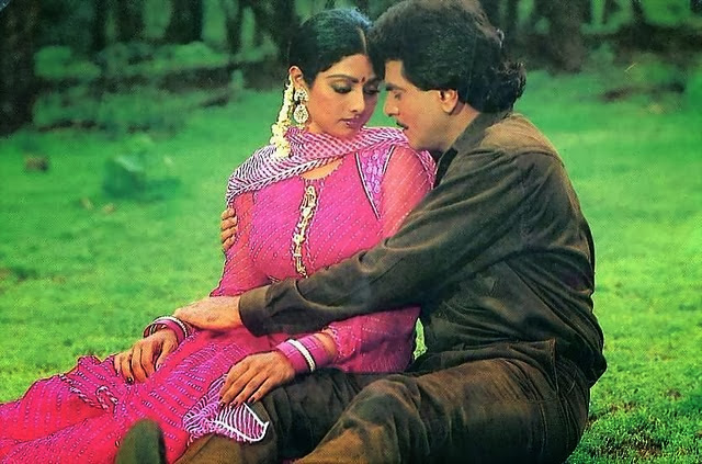 Sridevi & Jeetendra Wallpaper Download