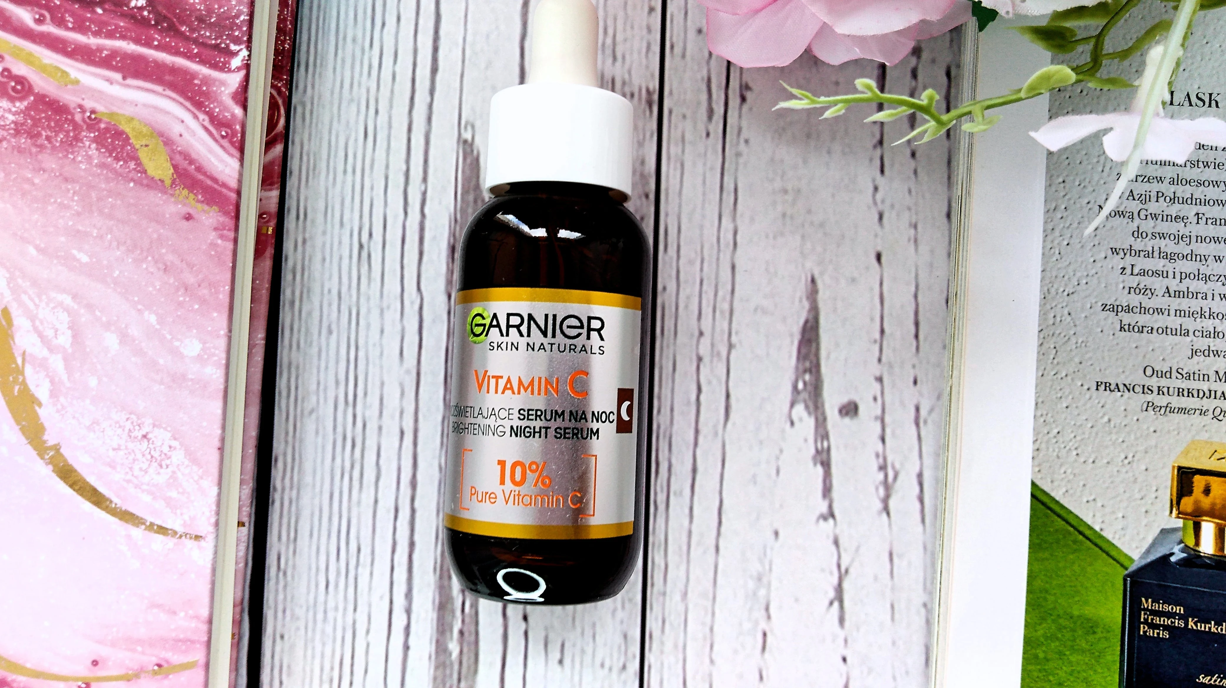 Garnier Vitamin C rozświetlające  serum na noc