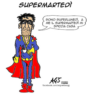 supermartedì, lunedì, elezioni USA, satira, vignetta