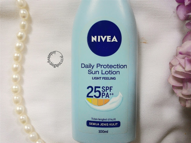 Review Nivea Daily Protection Sun Lotion SPF 25 PA++