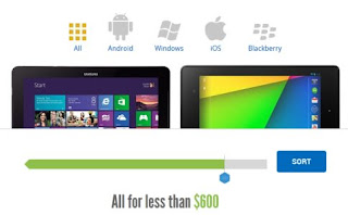 Compare Tablet Specifications Online