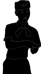 silhouette of a chinese ticket checker