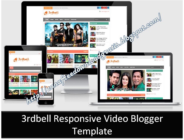 3rdbell Responsive Video Blogger Template