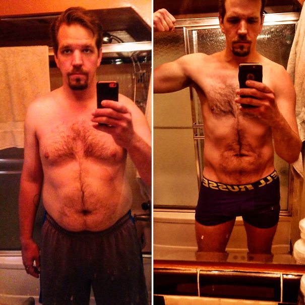 10+ Before-And-After Pics Show What Happens When You Stop Drinking - 8 Months Sober. (-70lbs)