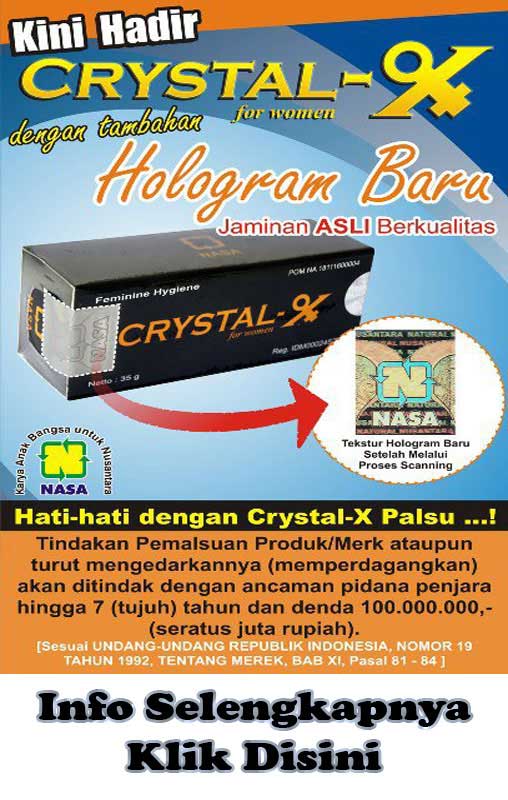 Crystal X Tanpa Efek Samping