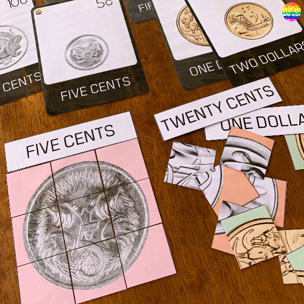 Australian Money - Learning About Coins - Australian Coin Puzzles | you clever monkey