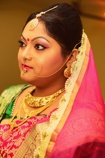 Bengali Bridal Reception Look