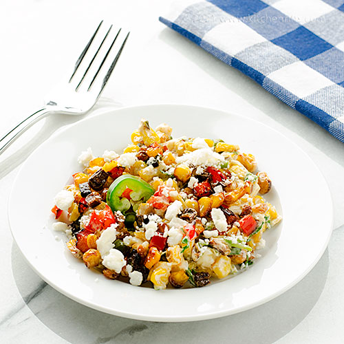 Mexican Street Corn (Esquites) Salad