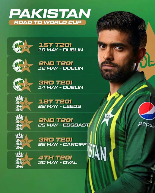 Pakistan tour to Ireland and England in single trip before T20 World Cup 2024