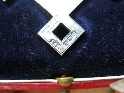 Solid Sterling Silver & Enamel Boxed Medal Birmingham 1913