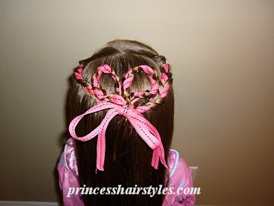 Hairstyles  Bobby Pins on Secure The Heart With A Couple Of Bobby Pins To Keep It In Place And