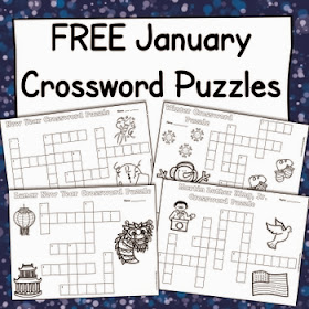 http://www.teacherspayteachers.com/Product/Free-January-Crossword-Puzzles-New-Year-Winter-Martin-Luther-King-Jr-More-1037257
