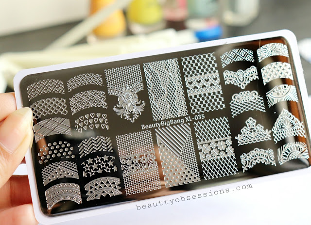  I am finally back in track of making nailarts Flower Stamping Nailart Using Beautybigbang Rectangular Flower Theme Stamping Plate.. (video inside) 