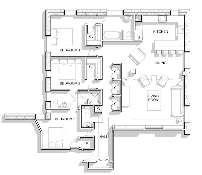 Proposed Apartment Layout title=