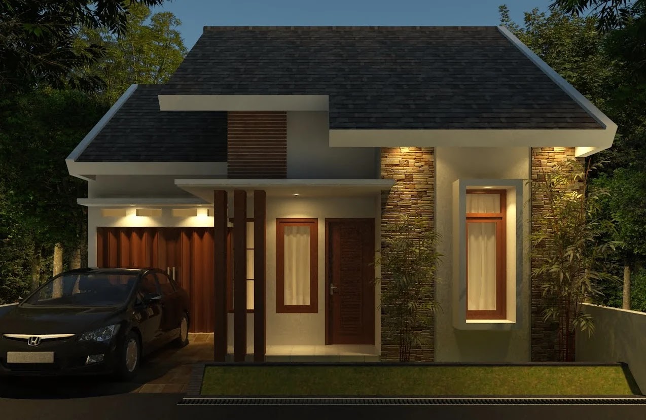 Model Garasi Mobil Depan Rumah Minimalis Rancangan Desain Rumah Minimalis