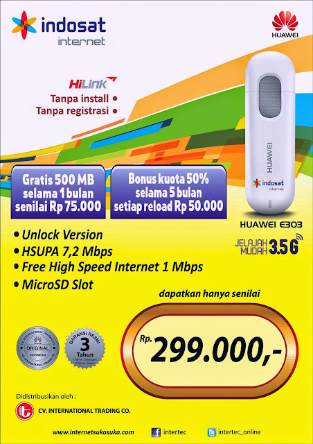 Modem Indosat Terbaru Untuk Internatan Super Cepat