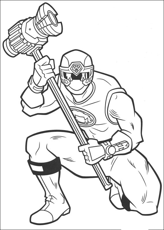 Power Rangers Samurai Coloring Pages