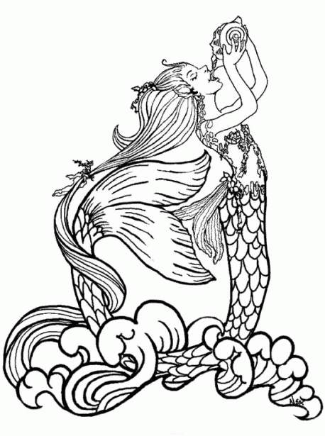 Coloring Pages Of Mermaids From H2o 10