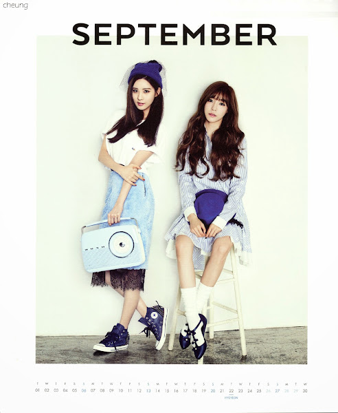 snsd seohyun tiffany calendar 2015