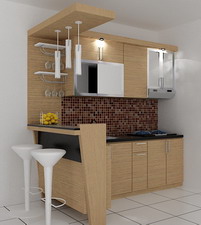 Kitchenset Pelangi Desain Interior MEJA  BAR  KECIL